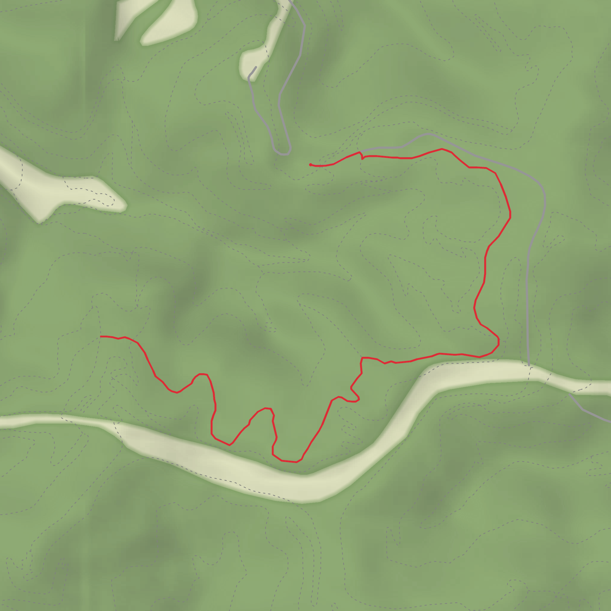 Bad Benches Trail mobile static map
