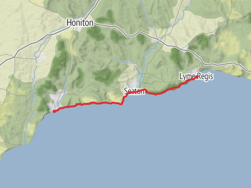 SW Coast Path - Sidmouth to Lyme Regis thumbnail