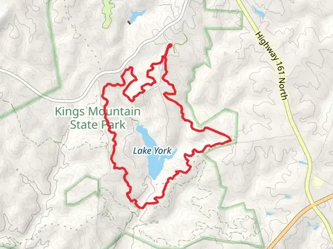 CCC Trail and Lake York Loop