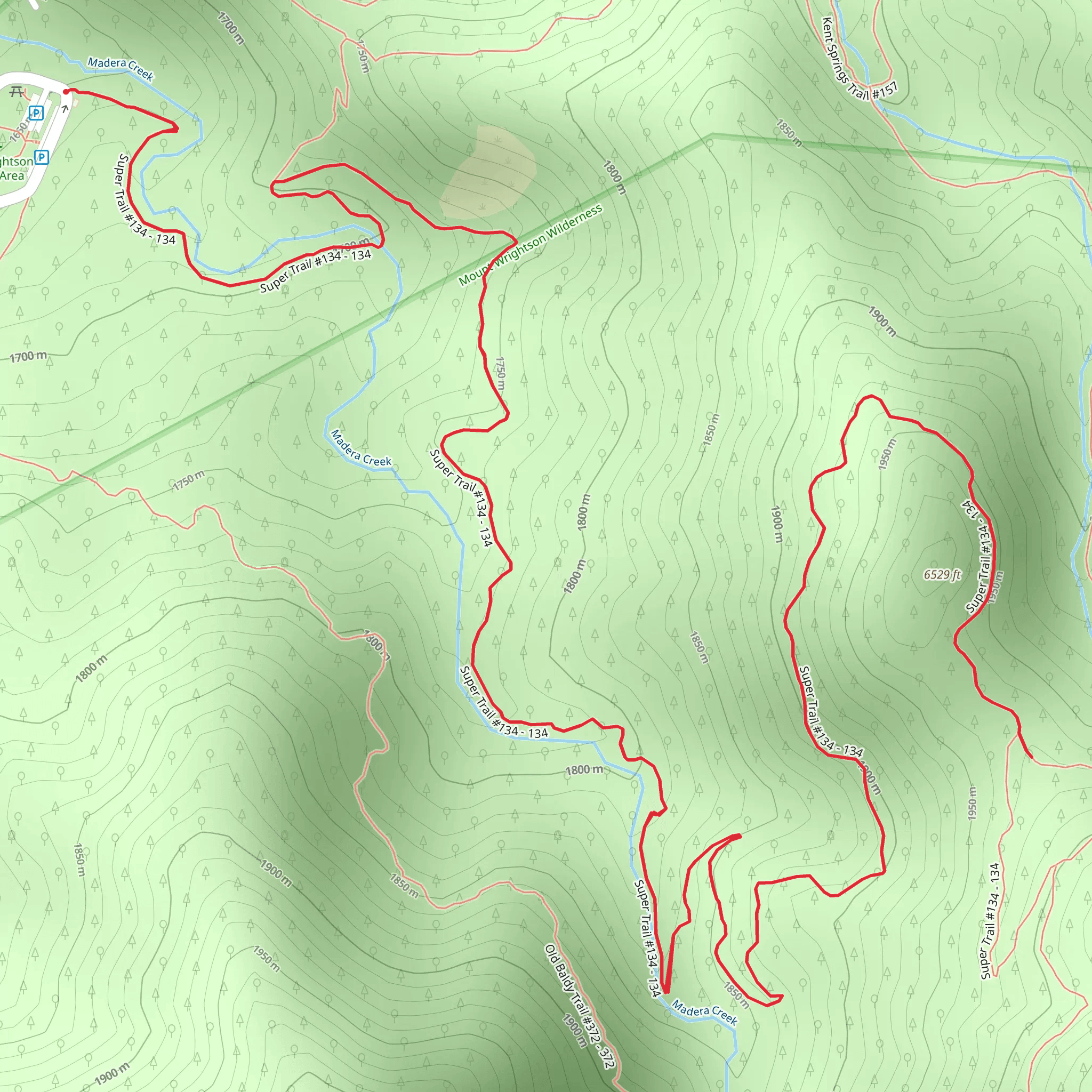 Super Trail mobile static map
