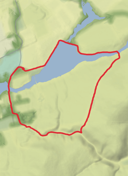Hike from Balerno mobile static map