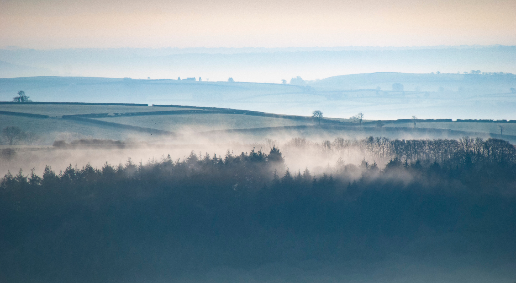 An image depicting the trail Haddon Hill and its surrounding area.