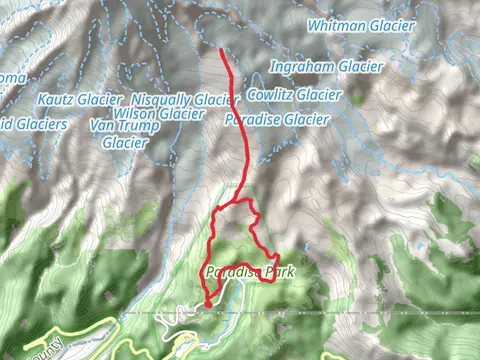 Pebble Creek Trail and Upper Skyline Trail