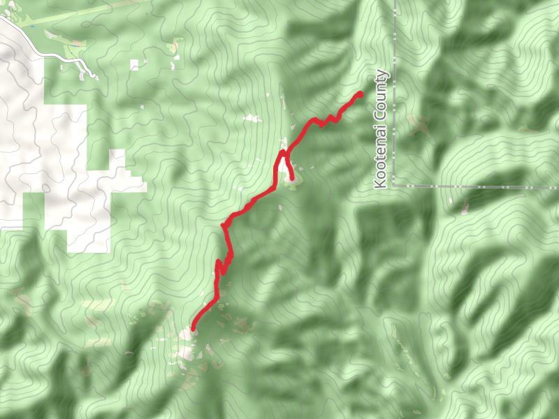 Chilco Mountain and South Chilco Mountain Trail