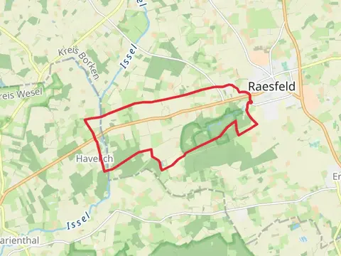 Raesfeld Wassermuehle Rundweg and Jakobs Pilgerweg