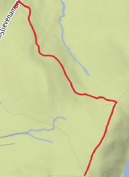 Hike from Hilltown mobile static map