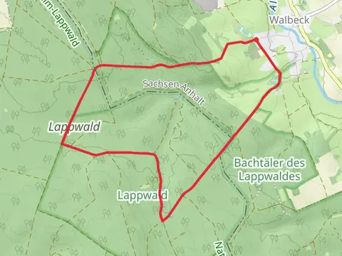 Lappwald Rundwanderweg Loop