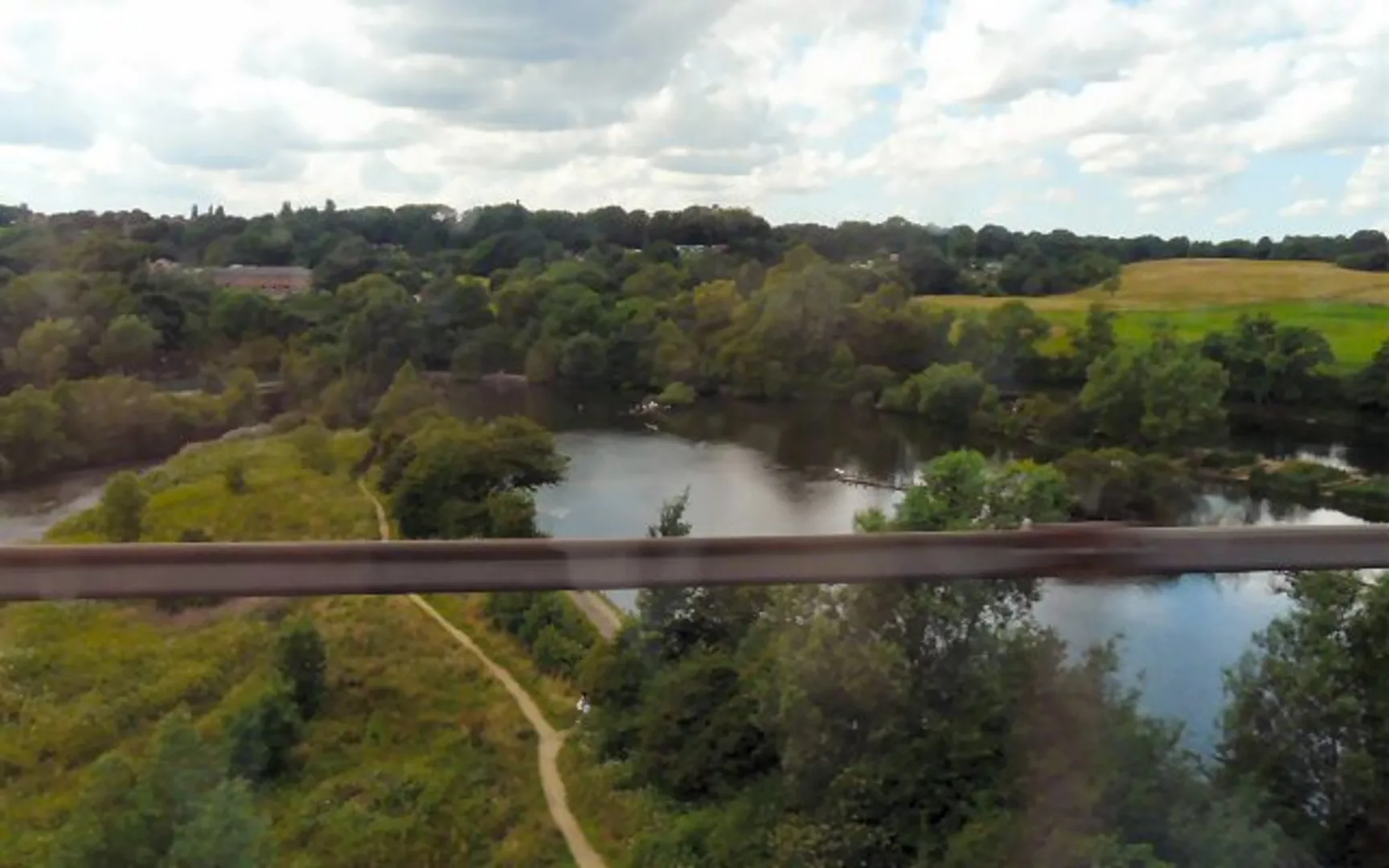 An image depicting the trail Reddish Viaduct Loop and its surrounding area.
