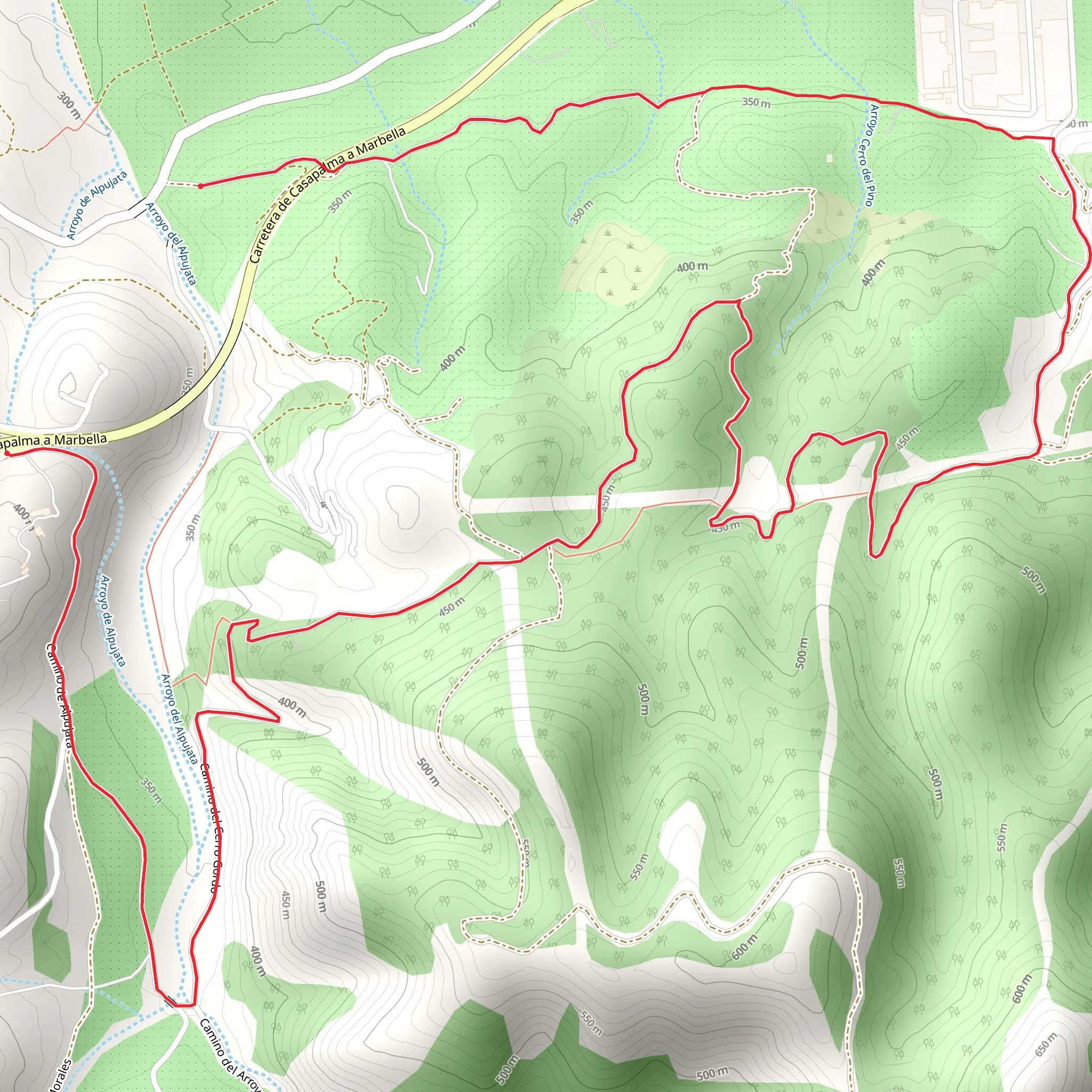Monda - Cerro Gordo PR A 275 mobile static map