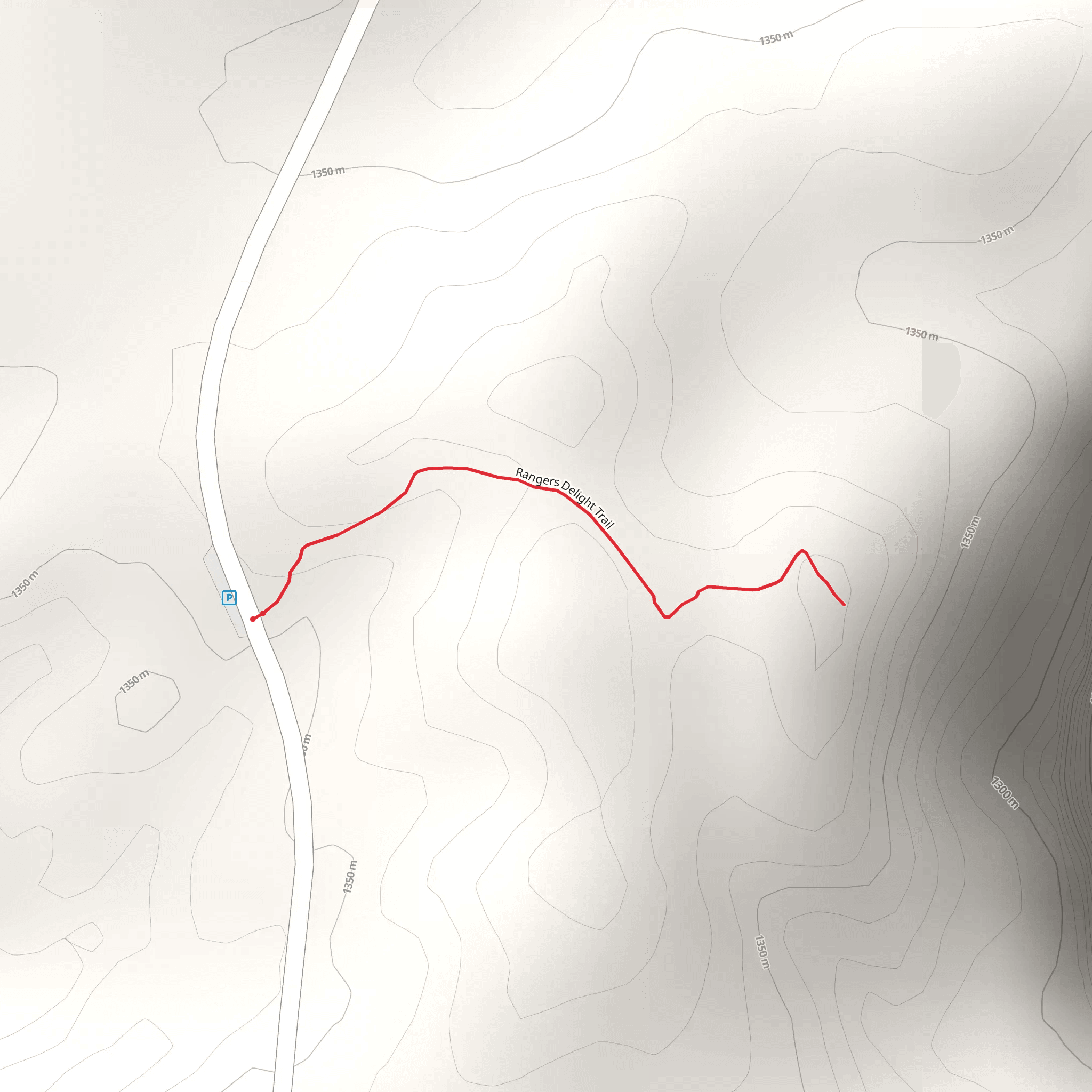 Rangers Delight Trail mobile static map
