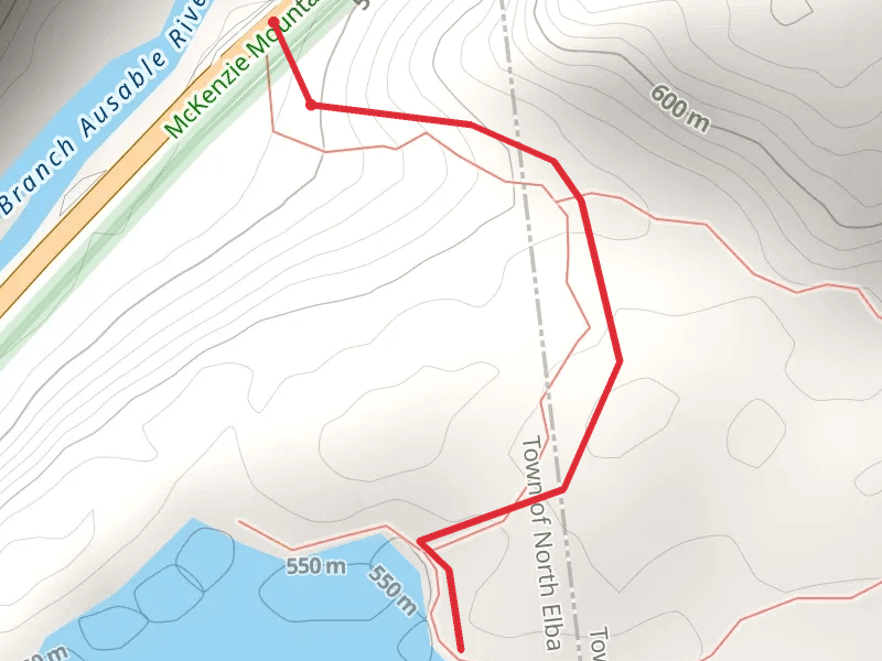 Copperas Pond Trail from State Highway 86
