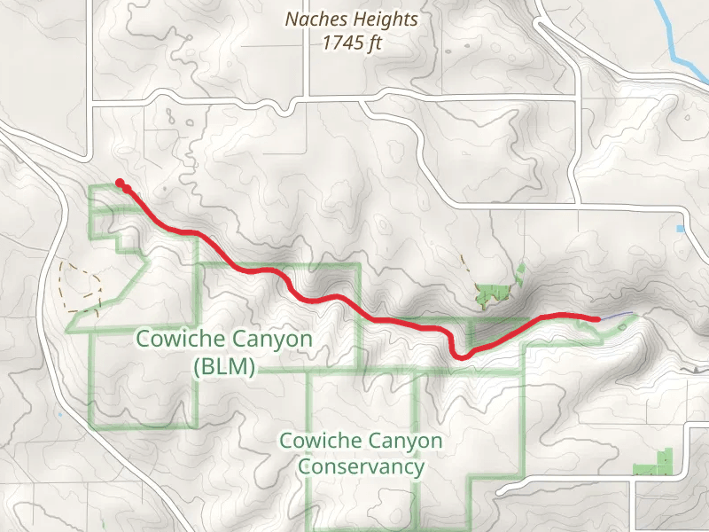William O Douglas Trail Out and Back