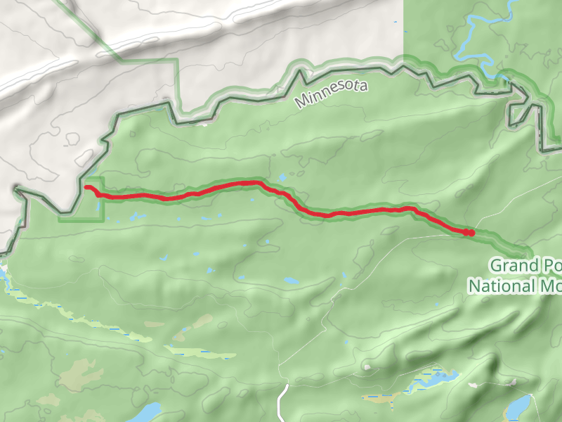 Backcountry Campgrounds - Grand Portage via Grand Portage Trail