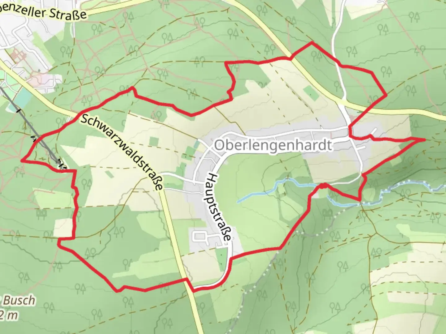 An image depicting the trail Zollernblick Weg and its surrounding area.