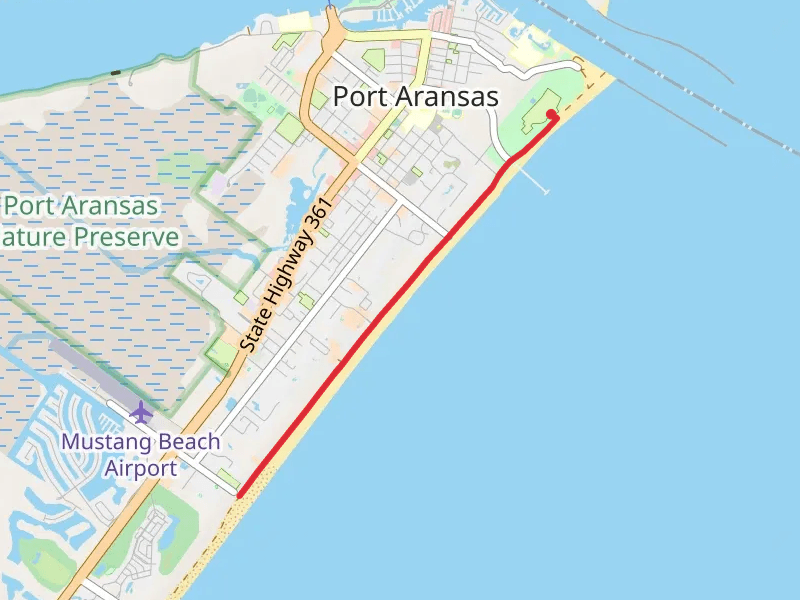 Port Aransas Beach Road Trail