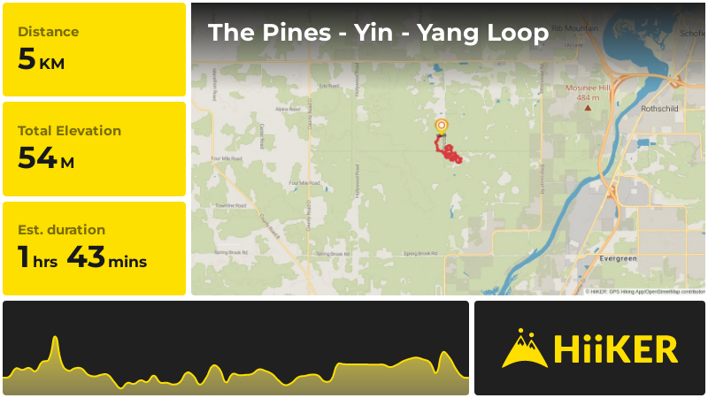 The Pines - Yin - Yang Loop | Marathon County | Wisconsin