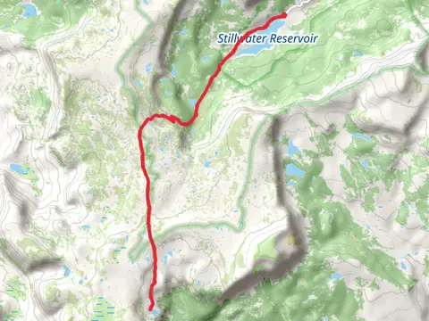Deer Lake Trail from Stillwater Reservoir