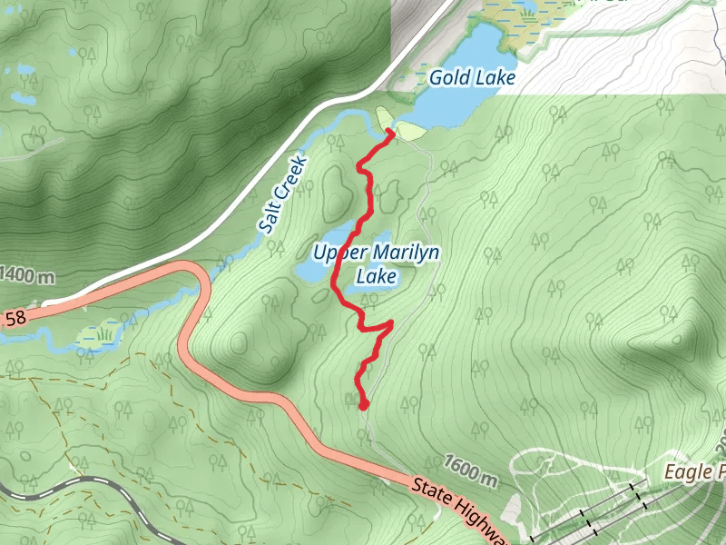 Marilyn Lakes and Gold Lake