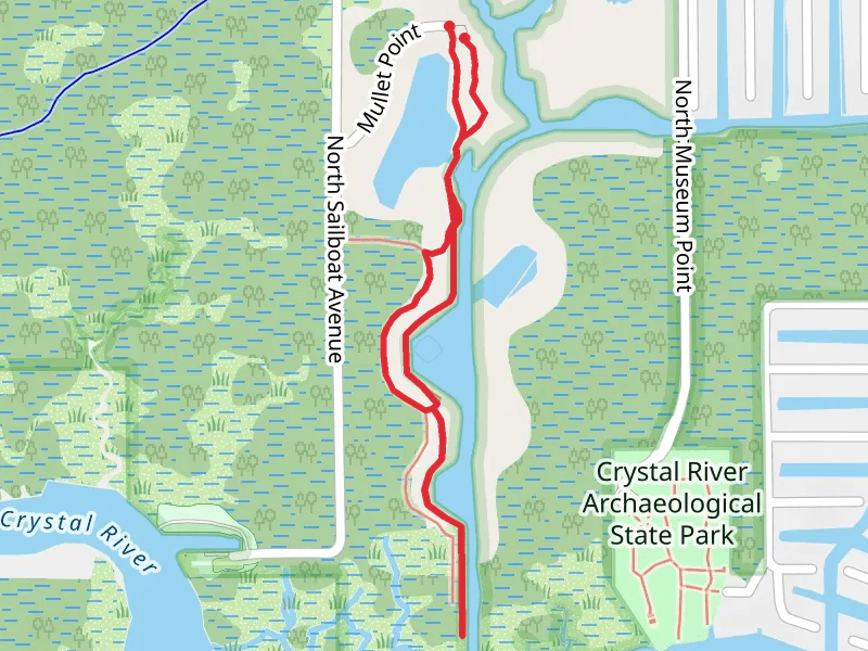 Crystal River Preserve State Park Loop Trail