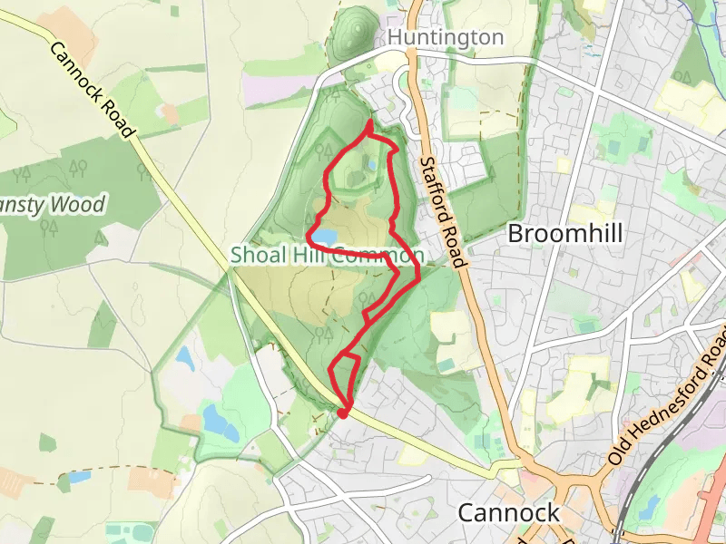 Cannock Lake and Shoal Hill Common Loop