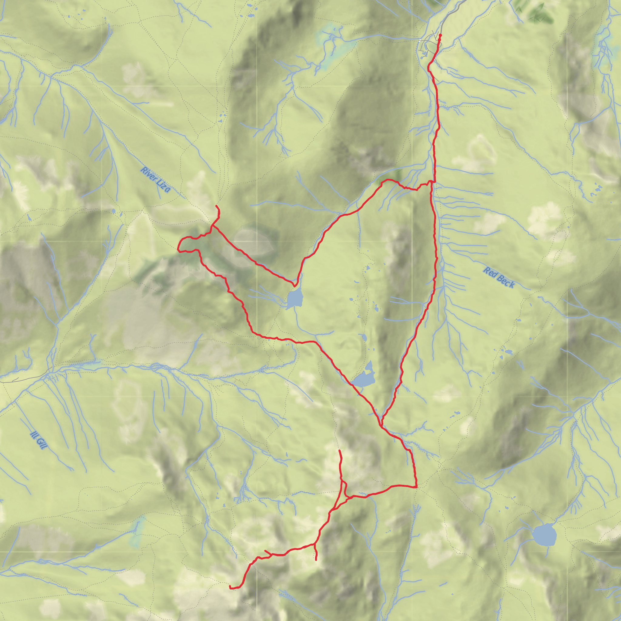 Lake District National Park - May 6 mobile static map