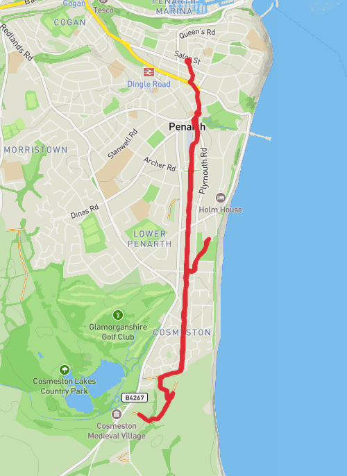 Vale of Glamorgan Walking mobile static map