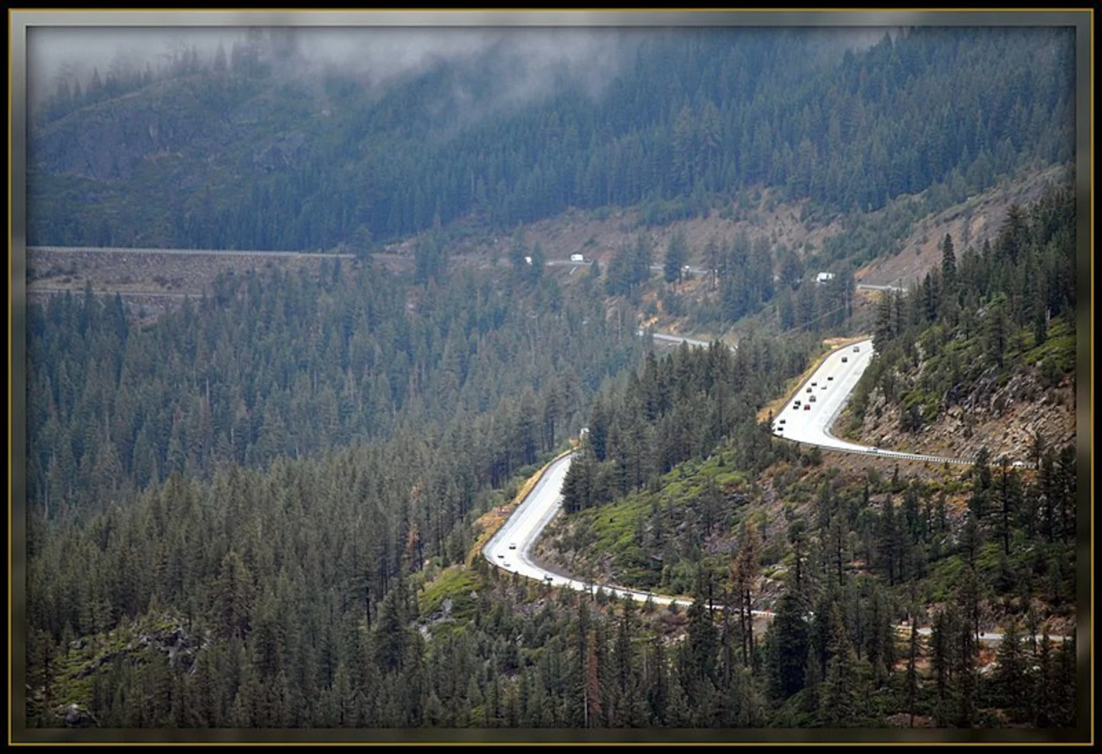 An image depicting the trail Lower Lola Montez Lake Trail and its surrounding area.