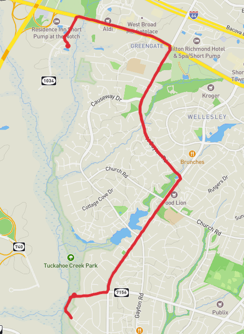 Tuckahoe Creek Park - May 23 mobile static map
