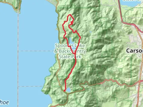 Marlette Lake, Herlan Peak and Marlette Peak Loop Trail
