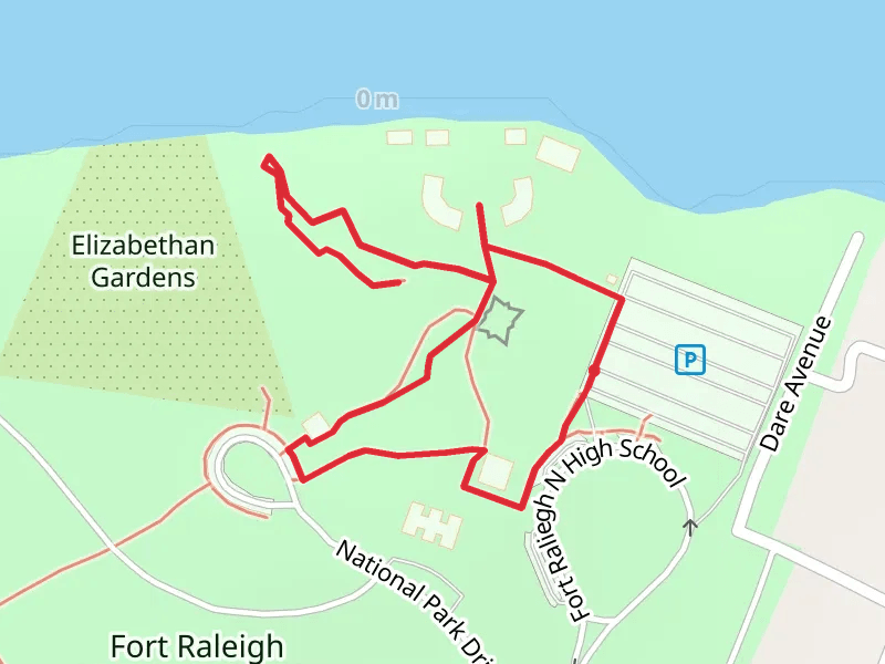 Elizabethan Gardens Loop