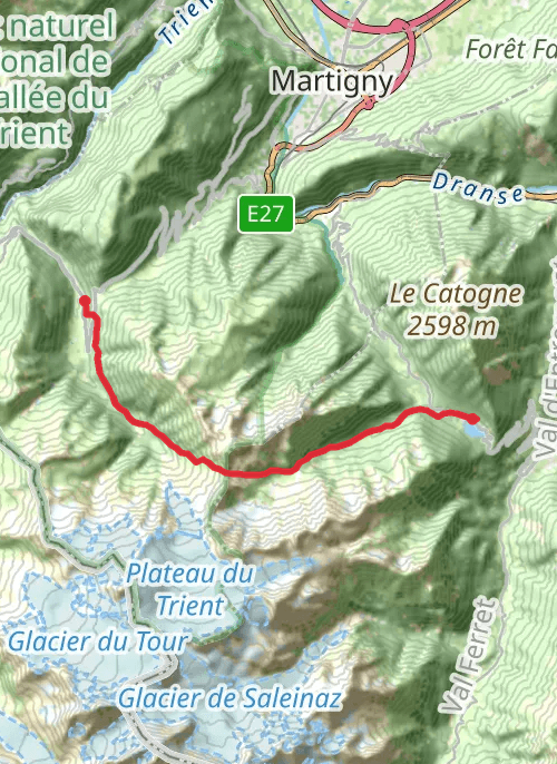Haute Route day three of 14 mobile static map