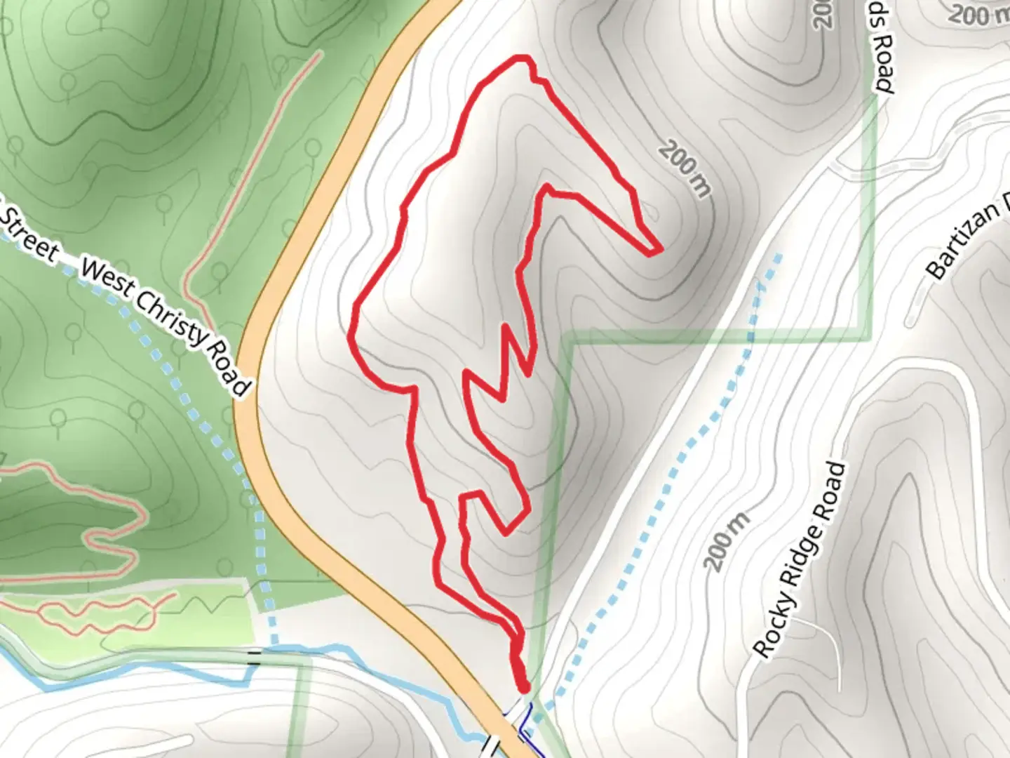 An image depicting the trail Turkey Ridge Loop Trail and its surrounding area.