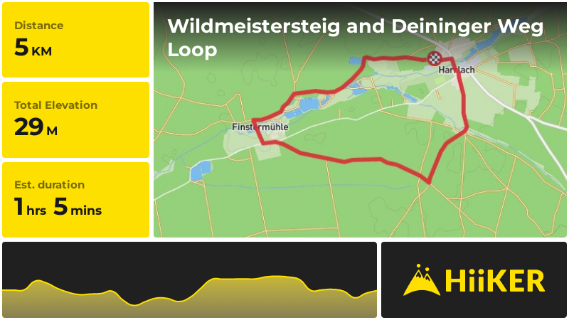 Wildmeistersteig and Deininger Weg Loop | Roth | Germany