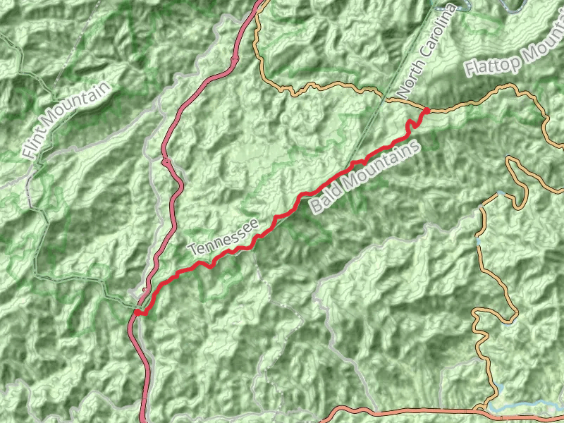 Big Bald, Little Bald and High Rocks - Appalachian Trail