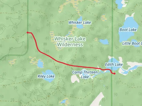Whisker Lake A Trail