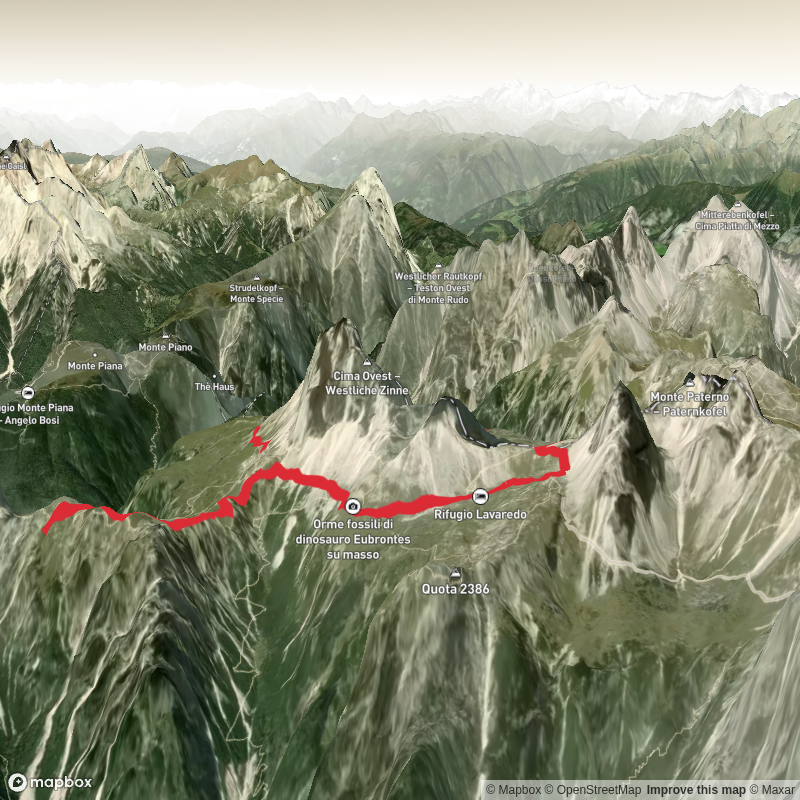 Cadini Di Misura and Tre Cime loop from Rifugio Auronzo