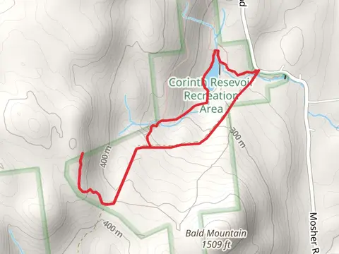 Upper Reservoir, Hickok Brook via Western Ridge Trail