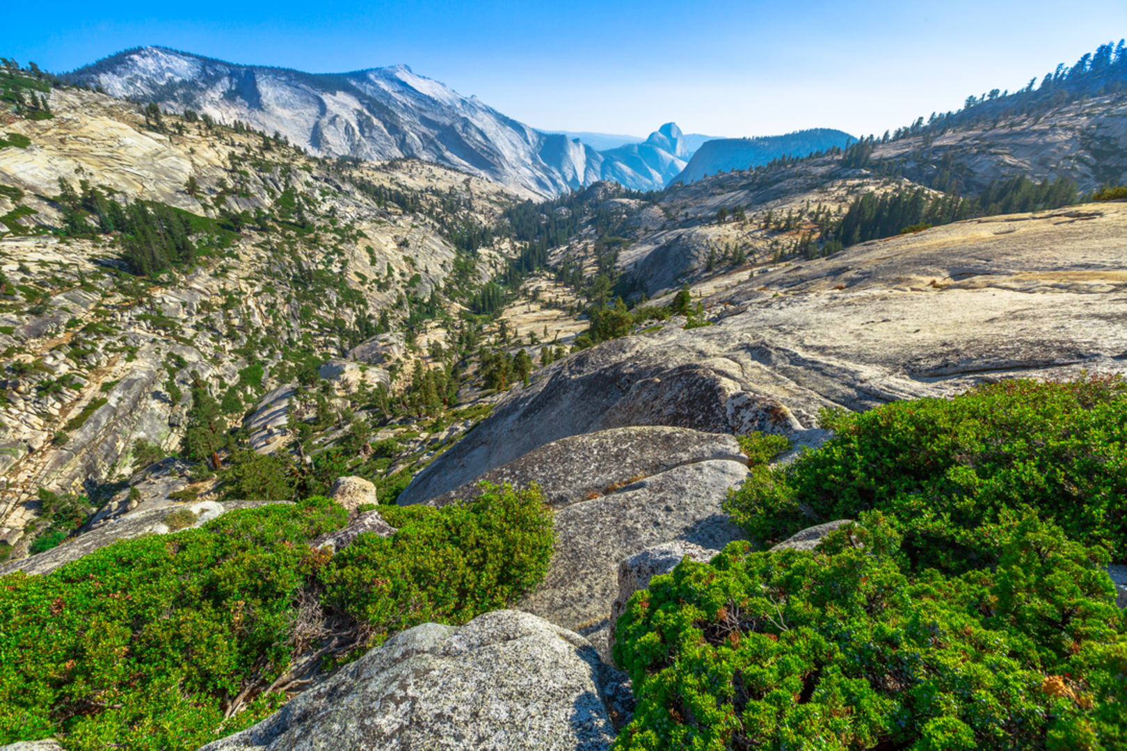 An image depicting the trail Olmsted Point Trail and its surrounding area.