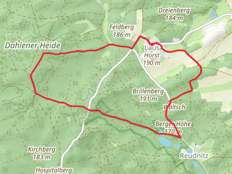 Berger Hoehe via G Weg