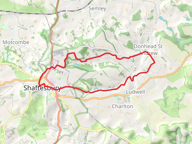Shaftesbury to Donhead St Andrew Loop