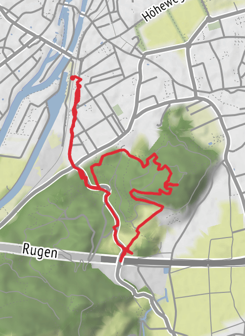Walk on 1st July  mobile static map