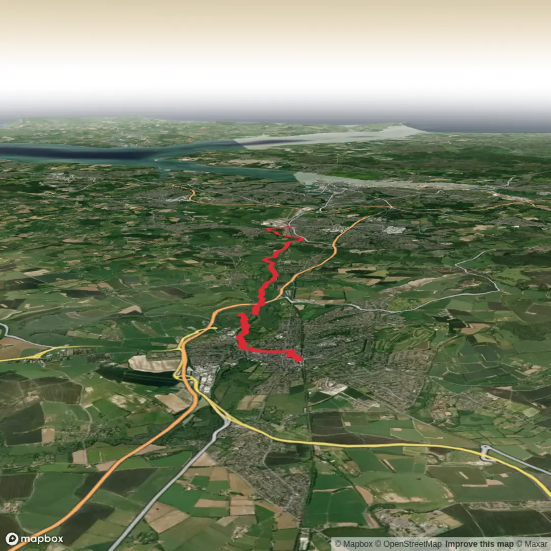 An image depicting the trail River Itchen walk? Winchester to Eastleigh and its surrounding area.