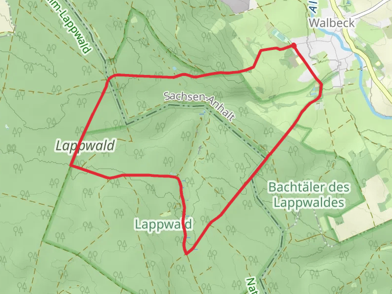 Lappwald Rundwanderweg Loop