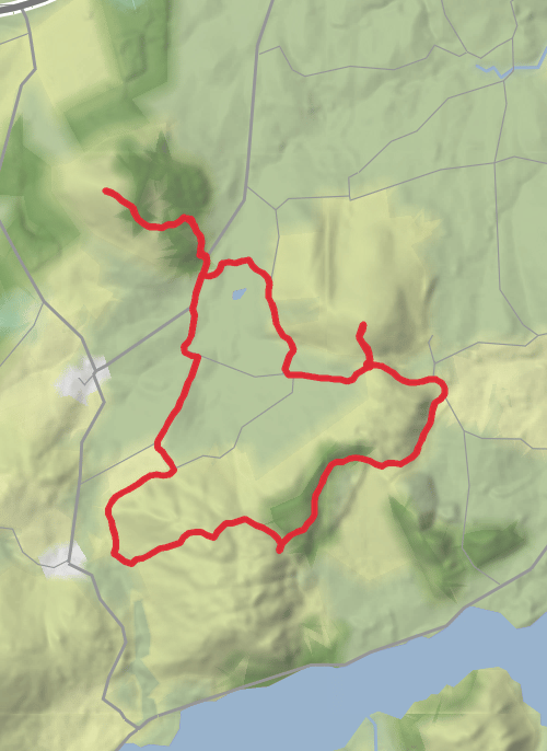 Tour Du Mell Fell mobile static map