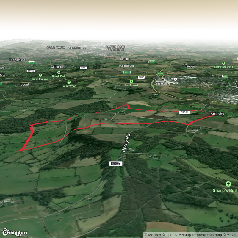 Hike from Smisby via Pistern Hills