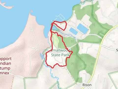 Smallwood State Park Family Campground Loop