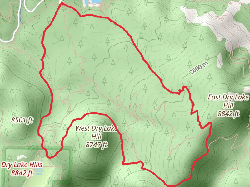 East and West Dry Lake Hills Loop