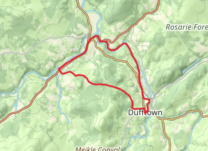 Distillery circuit mobile static map
