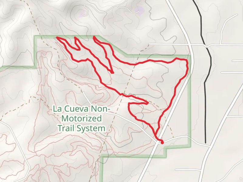 La Cueva and Erosion Gulch Loop