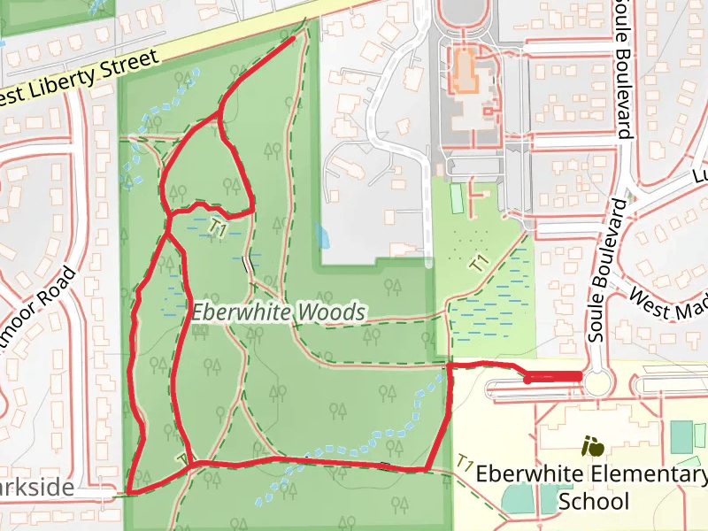 Eberwhite Woods Loop Trail
